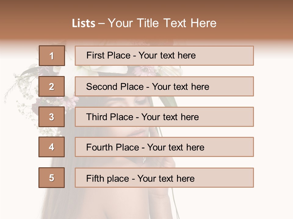 Young Youth Beautiful PowerPoint Template