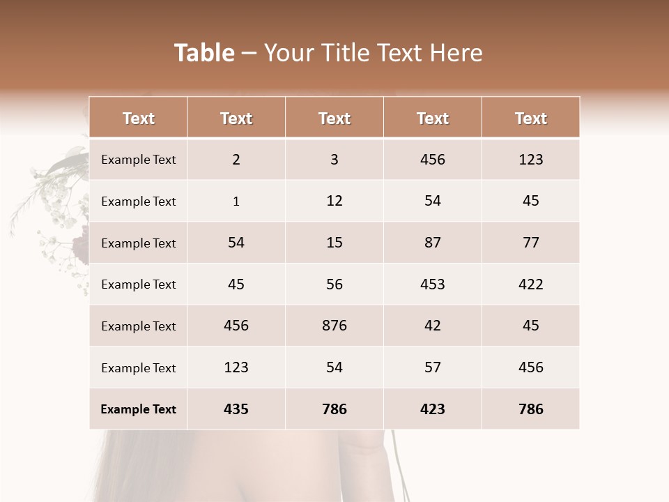 Young Youth Beautiful PowerPoint Template