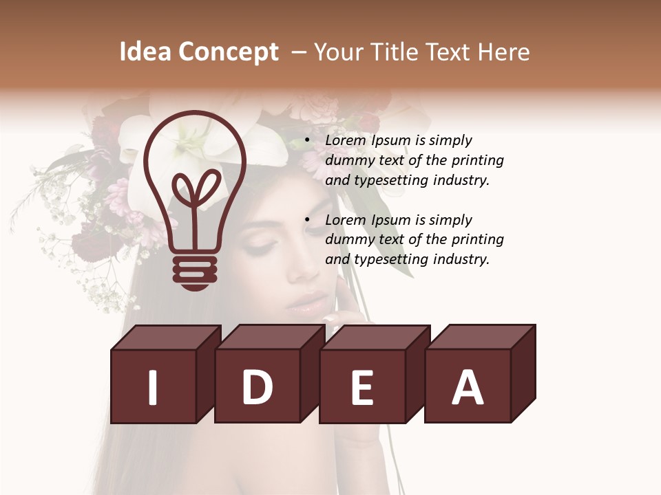 Young Youth Beautiful PowerPoint Template