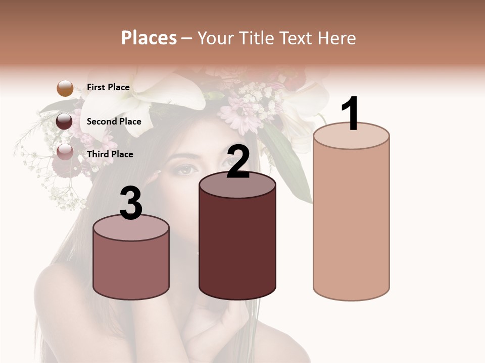 Long Girl Youth PowerPoint Template