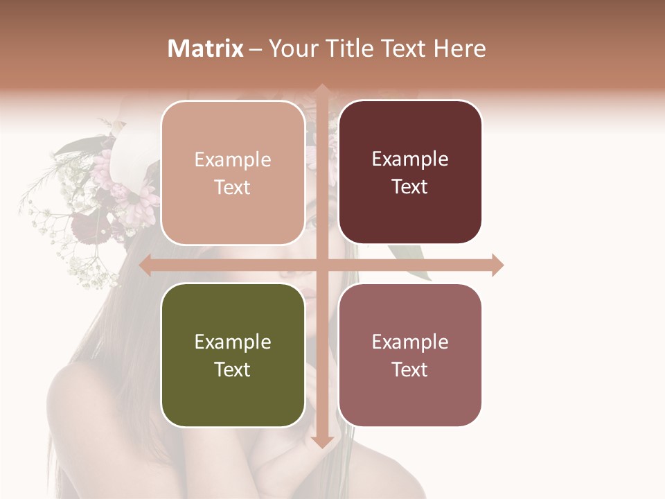 Long Girl Youth PowerPoint Template