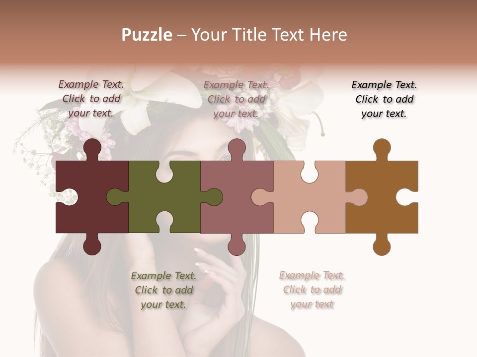 Long Girl Youth PowerPoint Template