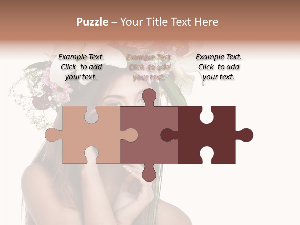 Long Girl Youth PowerPoint Template