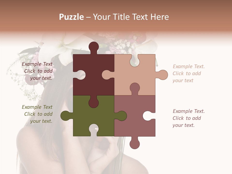 Long Girl Youth PowerPoint Template