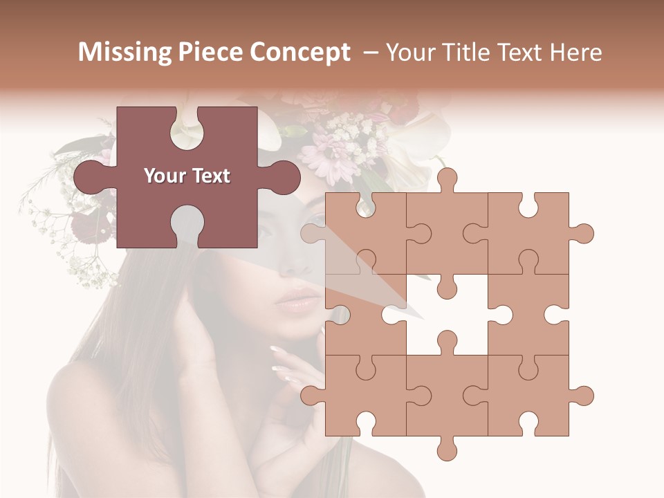 Long Girl Youth PowerPoint Template