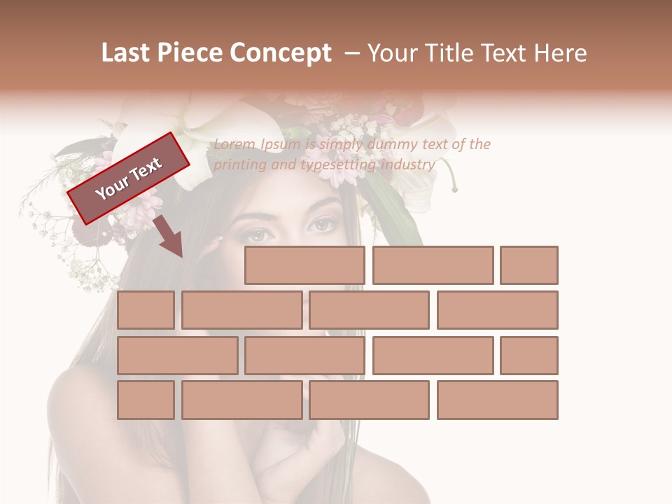 Long Girl Youth PowerPoint Template