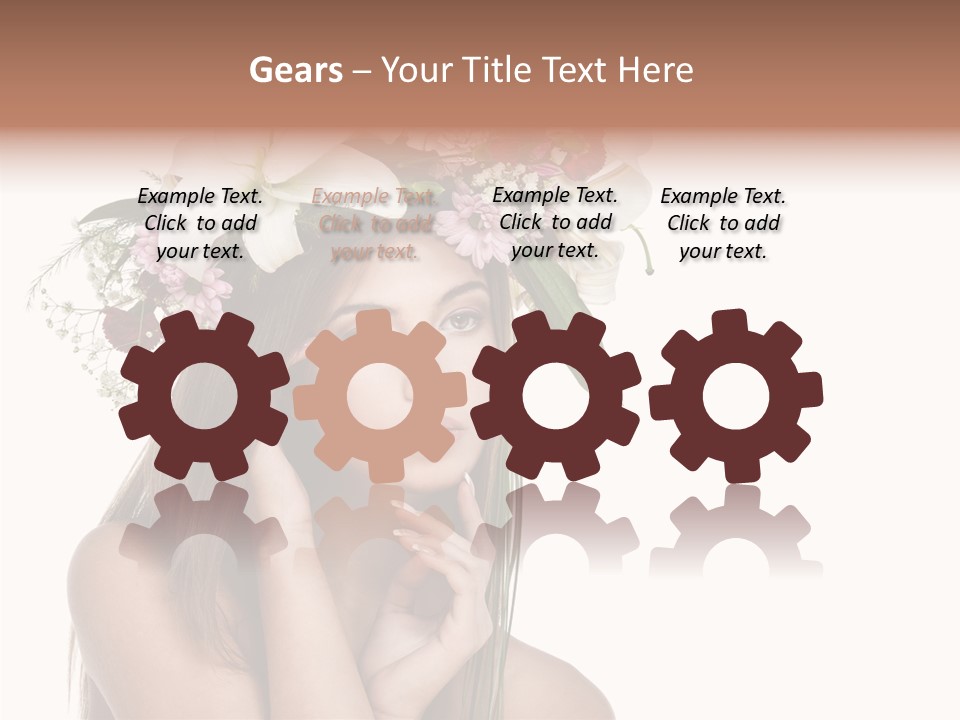 Long Girl Youth PowerPoint Template