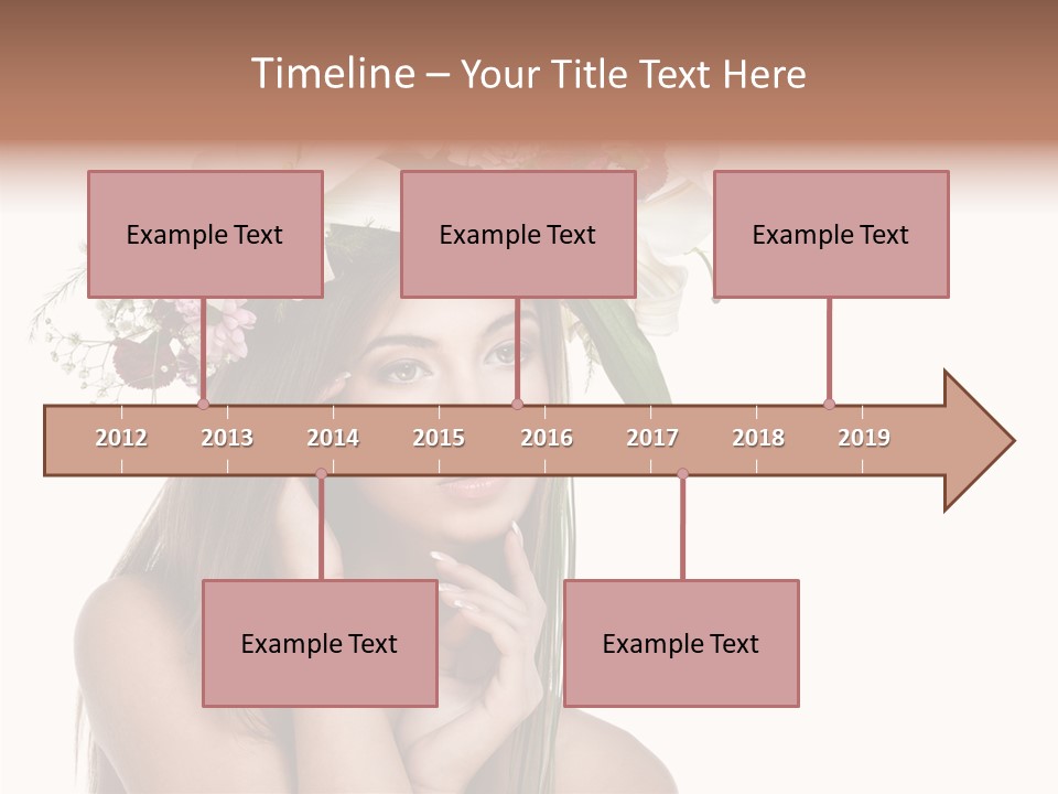 Long Girl Youth PowerPoint Template