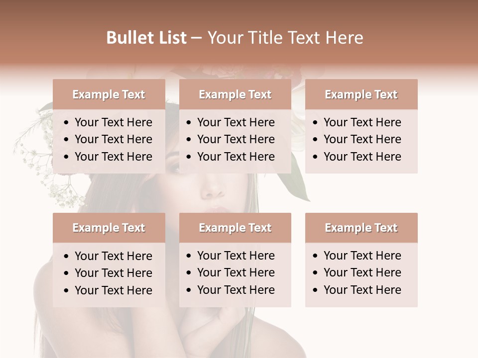 Long Girl Youth PowerPoint Template