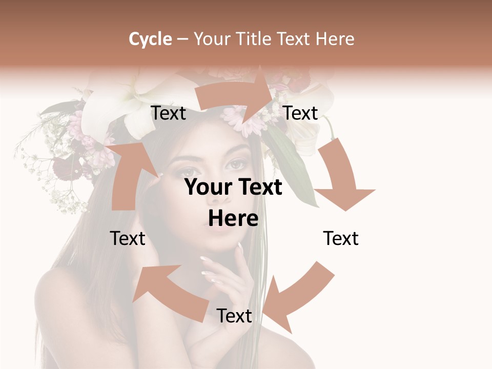 Long Girl Youth PowerPoint Template