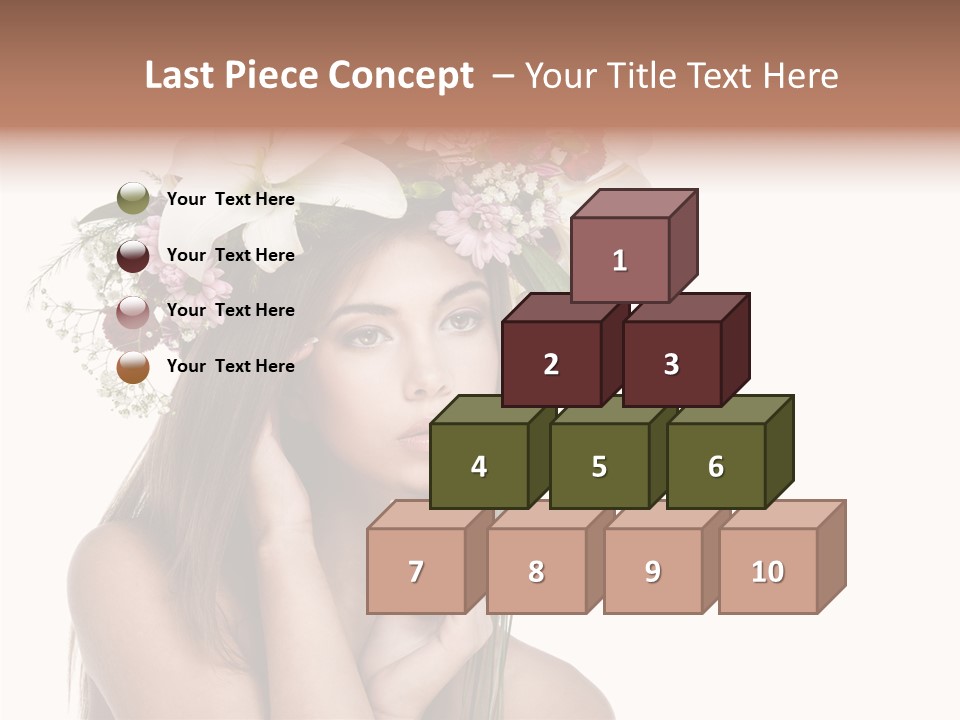 Long Girl Youth PowerPoint Template