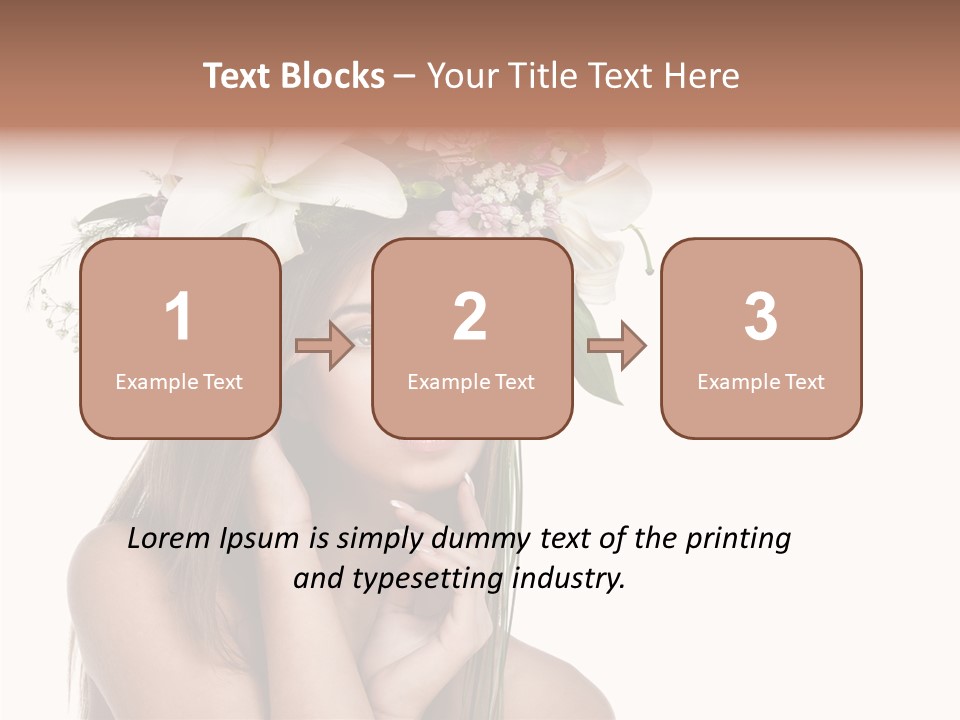 Long Girl Youth PowerPoint Template