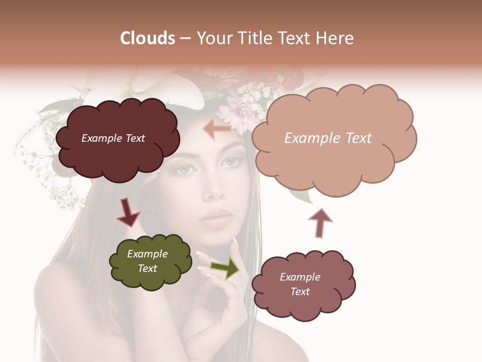 Long Girl Youth PowerPoint Template