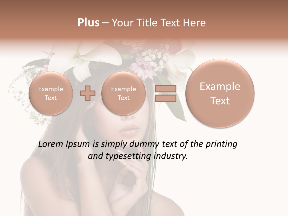 Long Girl Youth PowerPoint Template