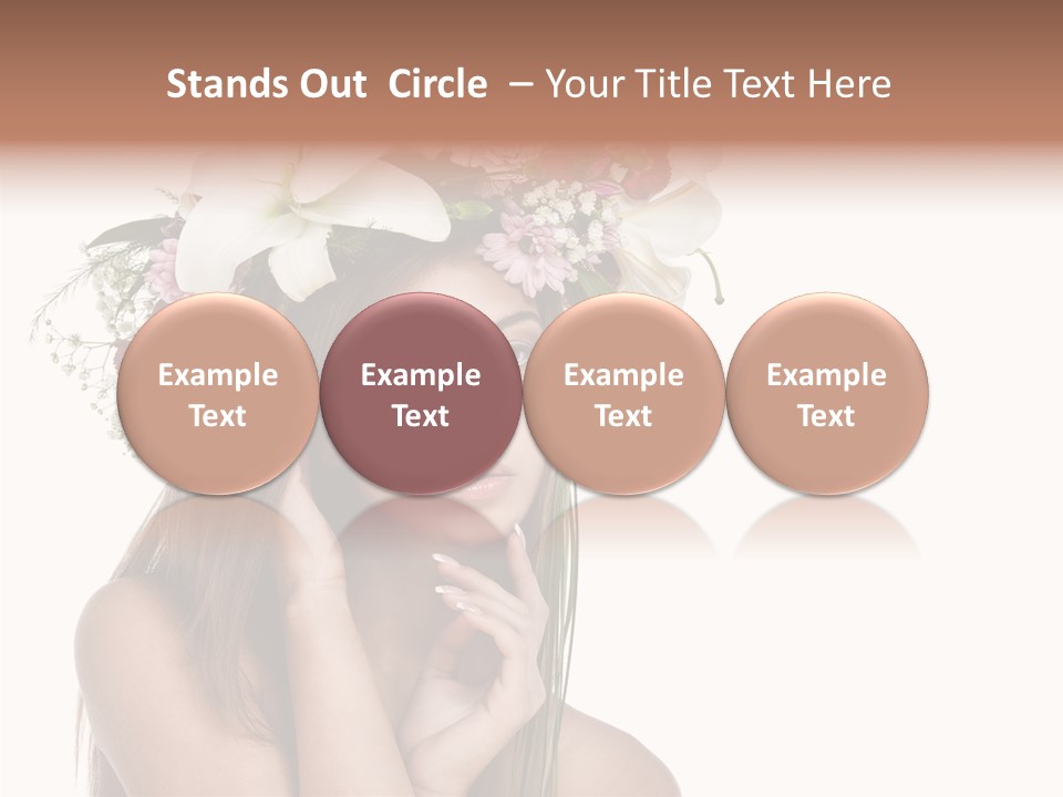 Long Girl Youth PowerPoint Template