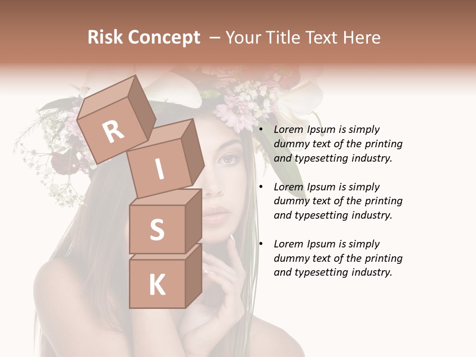 Long Girl Youth PowerPoint Template