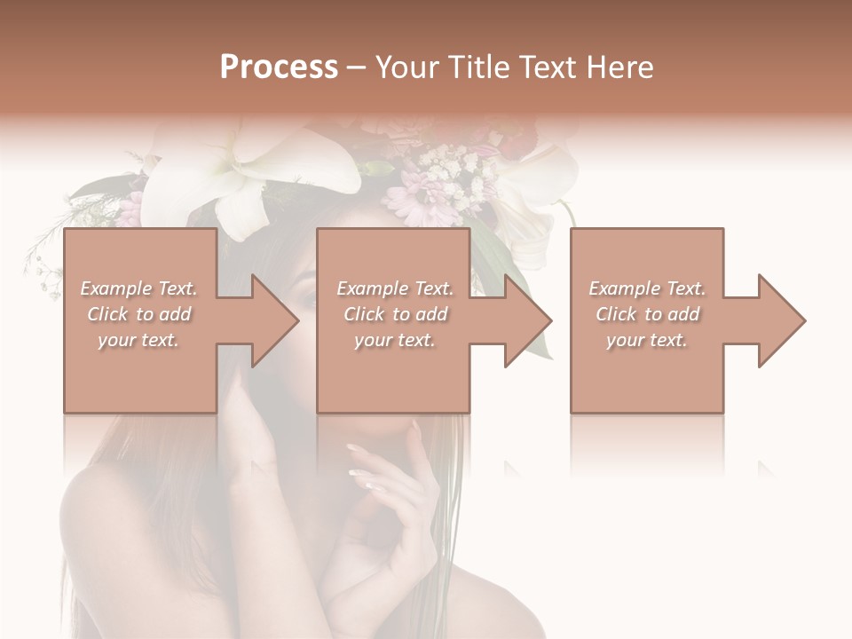 Long Girl Youth PowerPoint Template