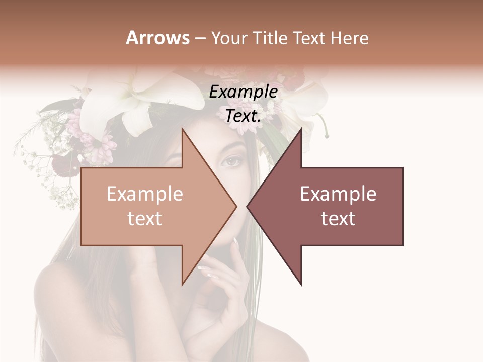 Long Girl Youth PowerPoint Template