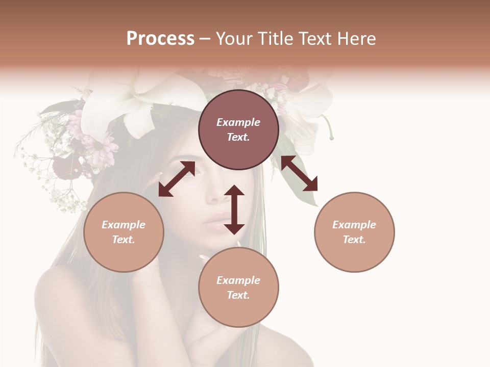 Long Girl Youth PowerPoint Template