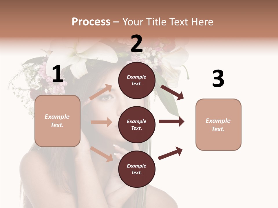 Long Girl Youth PowerPoint Template