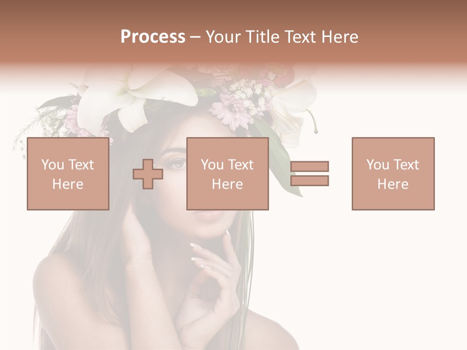 Long Girl Youth PowerPoint Template