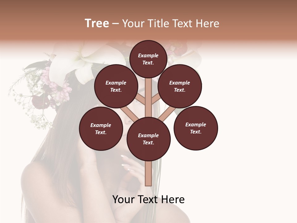 Long Girl Youth PowerPoint Template