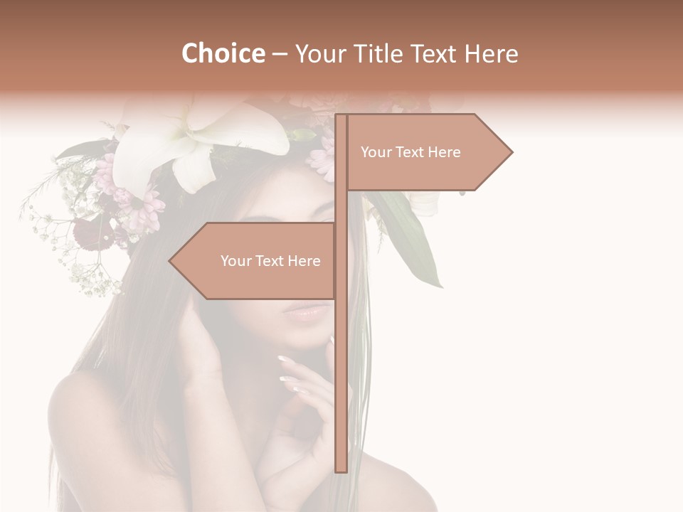 Long Girl Youth PowerPoint Template