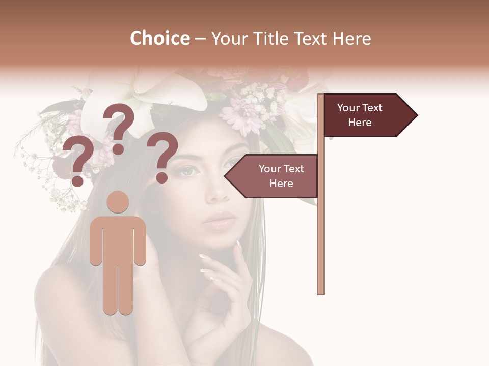 Long Girl Youth PowerPoint Template