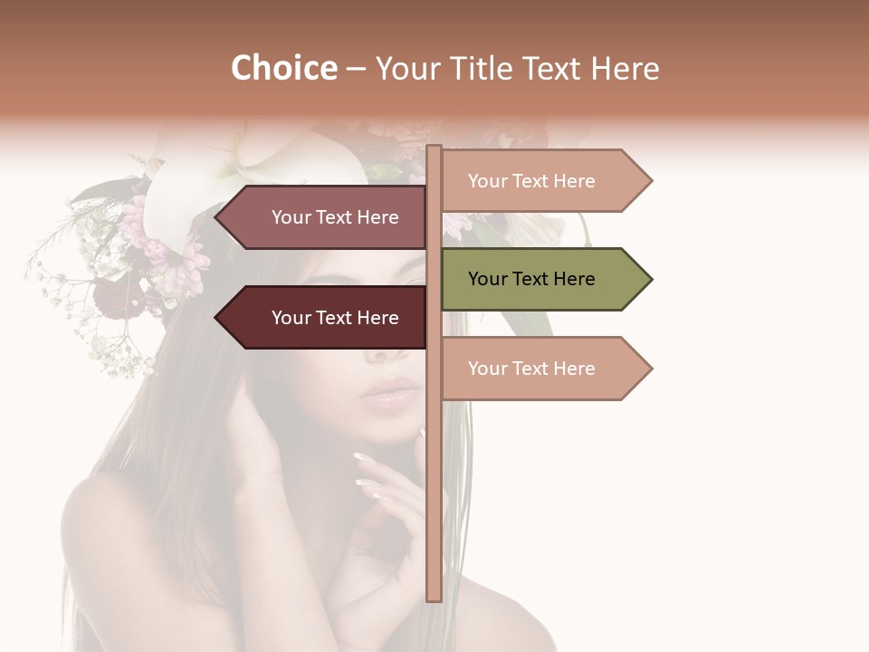 Long Girl Youth PowerPoint Template