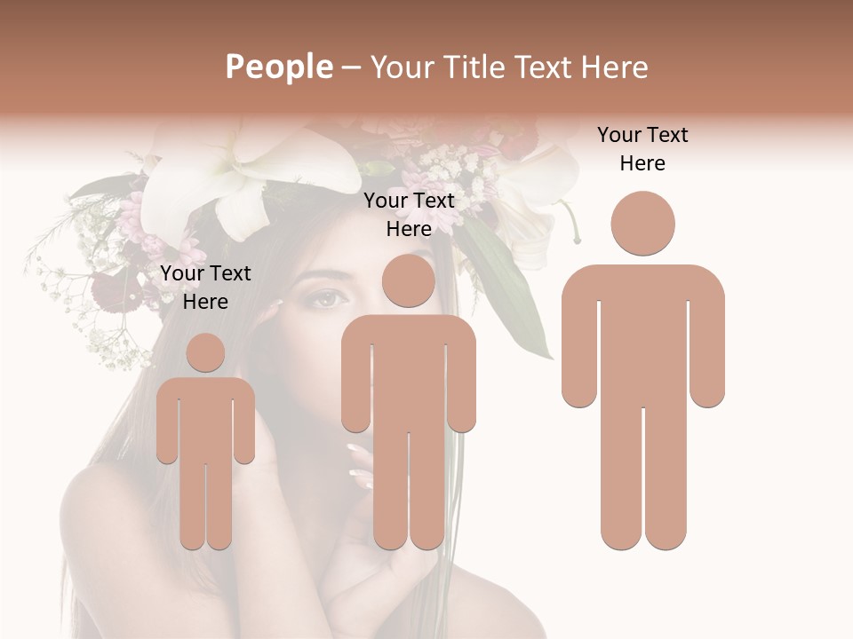 Long Girl Youth PowerPoint Template