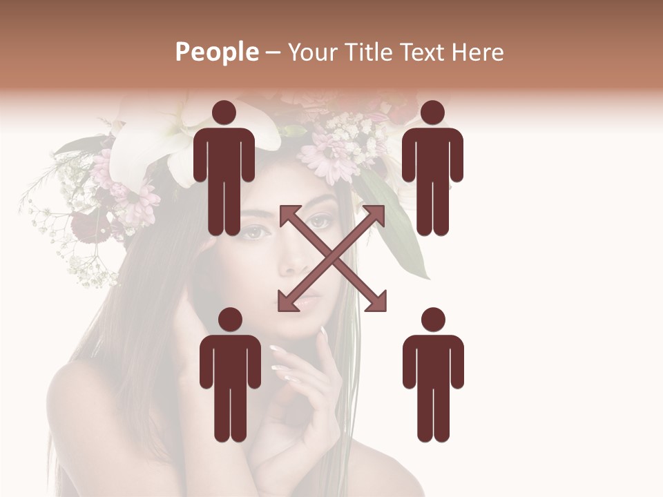 Long Girl Youth PowerPoint Template