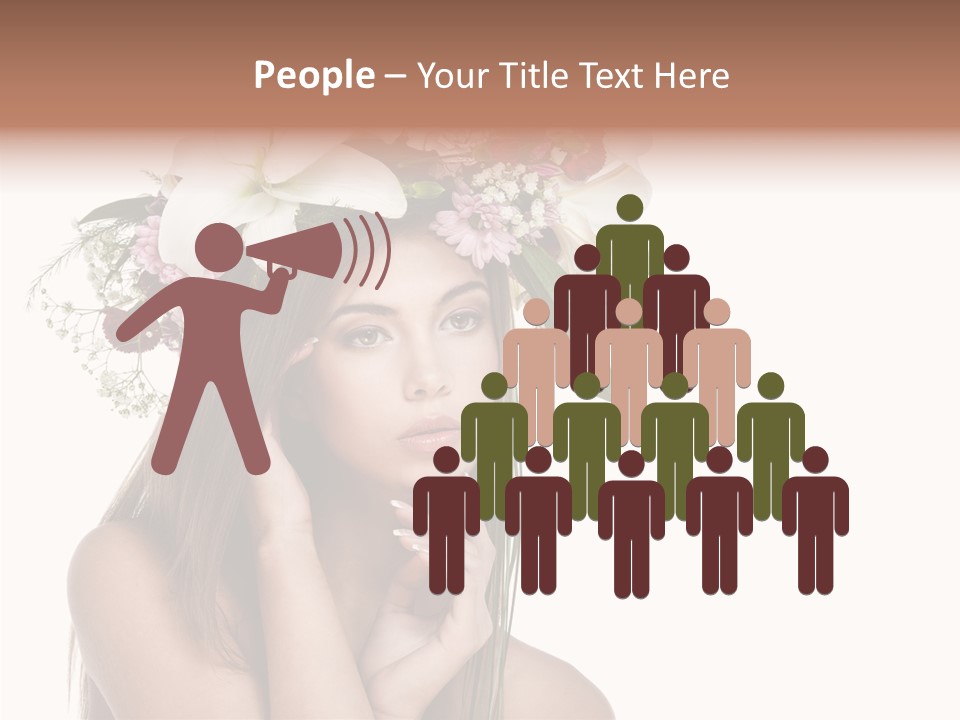 Long Girl Youth PowerPoint Template