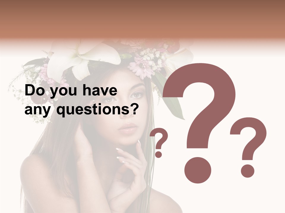 Long Girl Youth PowerPoint Template