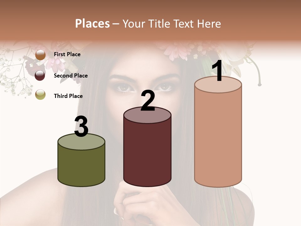 Tan Pretty Portrait PowerPoint Template
