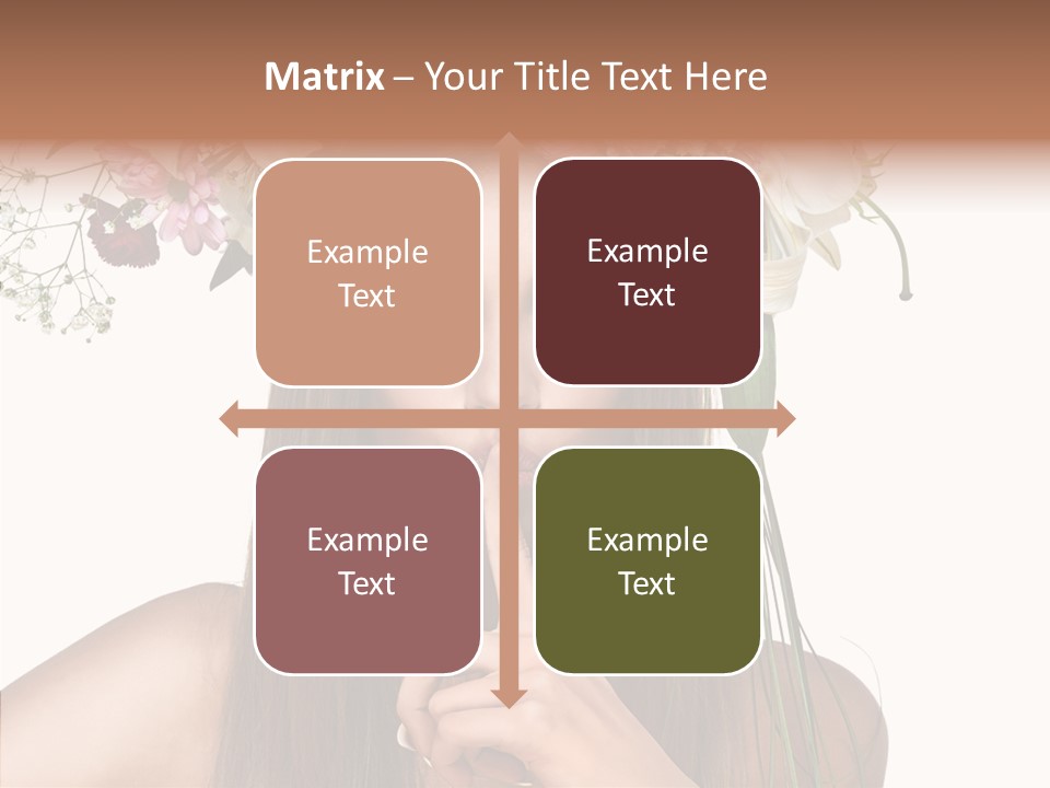 Tan Pretty Portrait PowerPoint Template