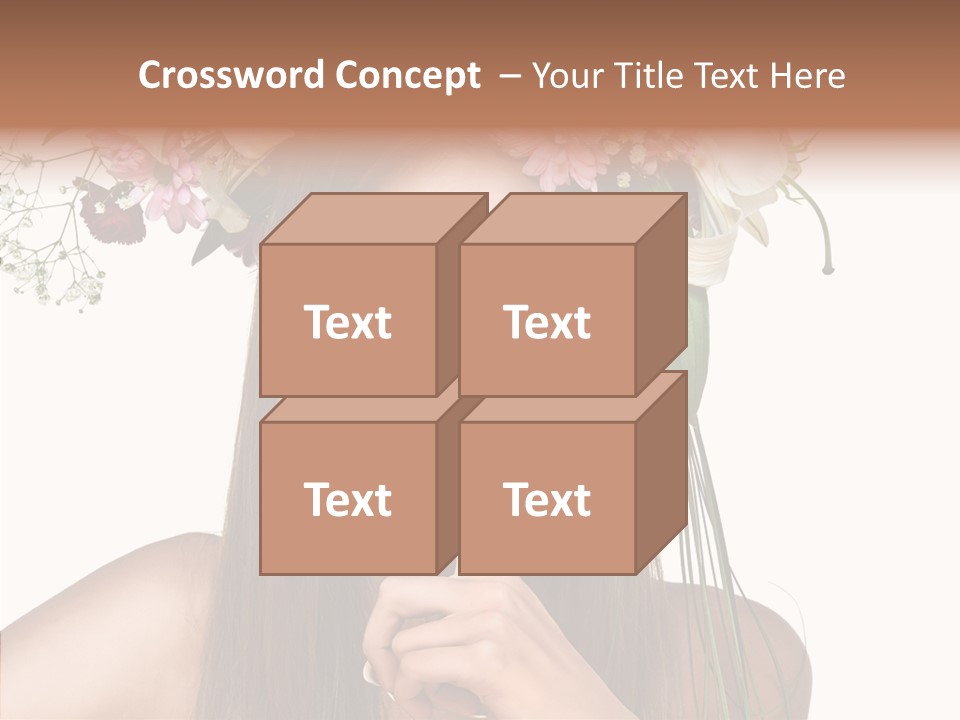 Tan Pretty Portrait PowerPoint Template