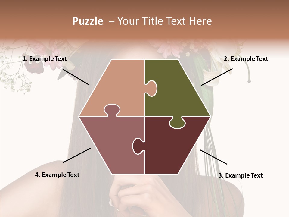 Tan Pretty Portrait PowerPoint Template