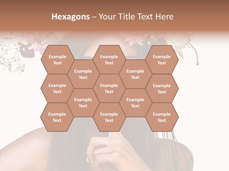 Tan Pretty Portrait PowerPoint Template