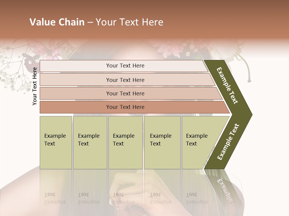 Tan Pretty Portrait PowerPoint Template