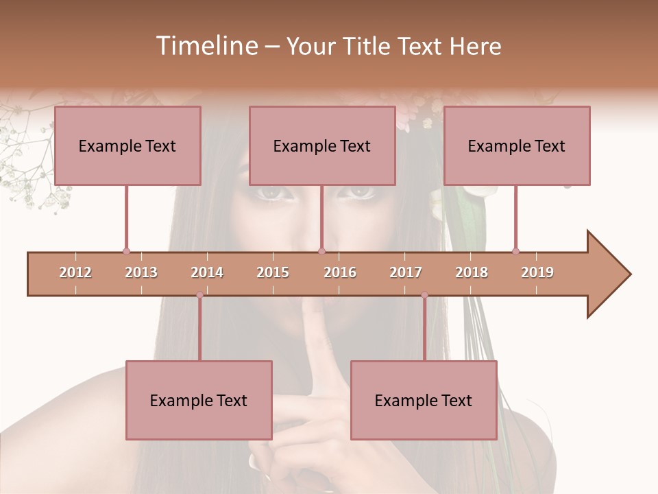 Tan Pretty Portrait PowerPoint Template