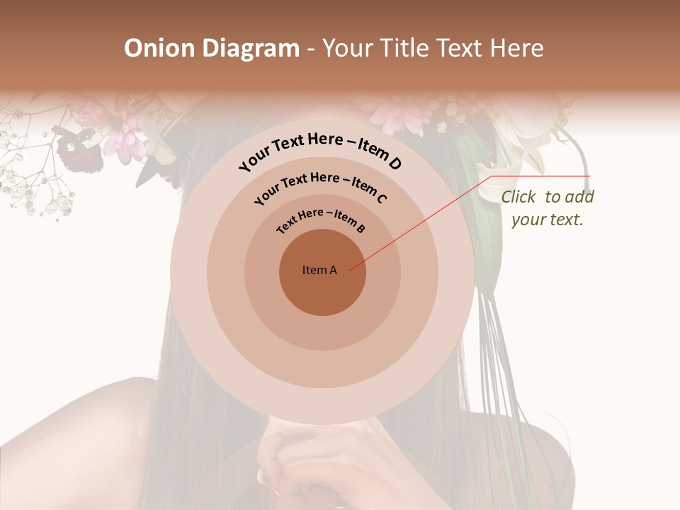 Tan Pretty Portrait PowerPoint Template