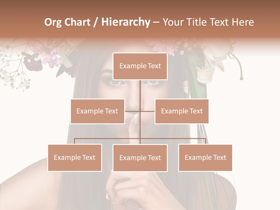 Tan Pretty Portrait PowerPoint Template