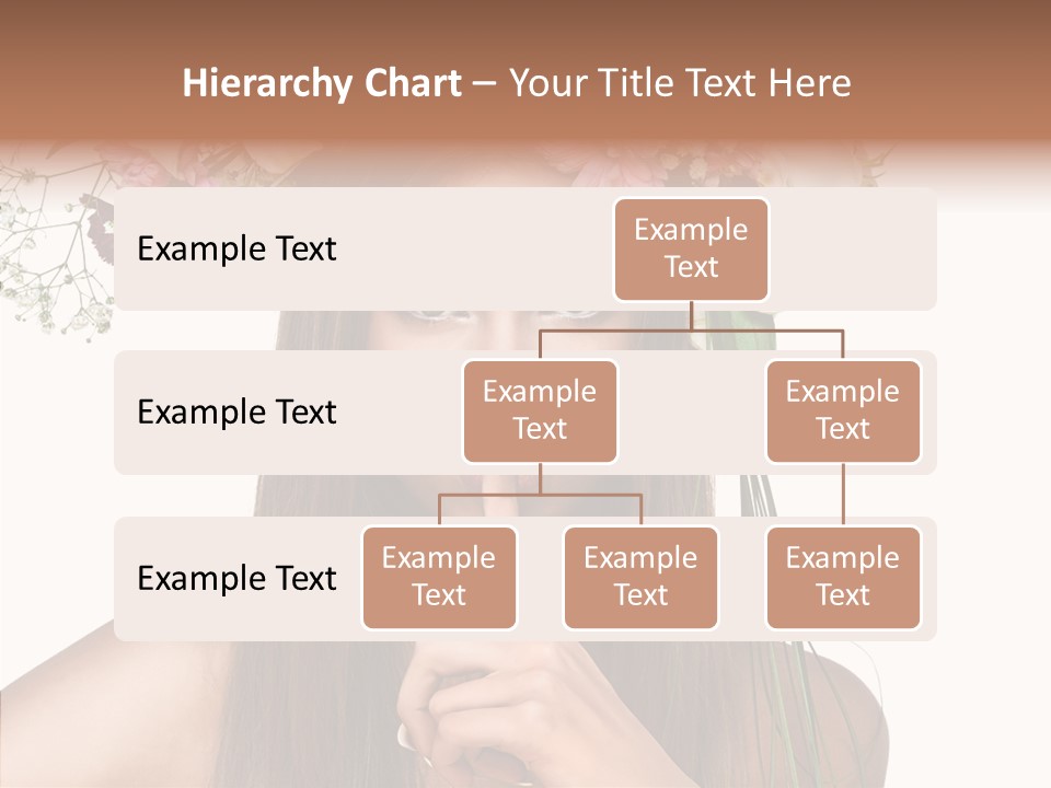 Tan Pretty Portrait PowerPoint Template