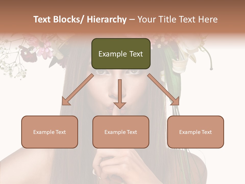 Tan Pretty Portrait PowerPoint Template