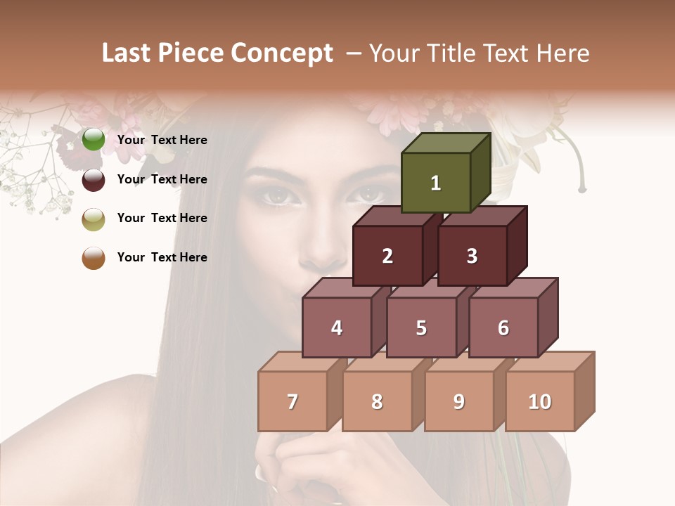 Tan Pretty Portrait PowerPoint Template