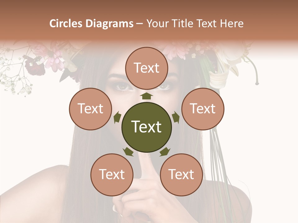 Tan Pretty Portrait PowerPoint Template