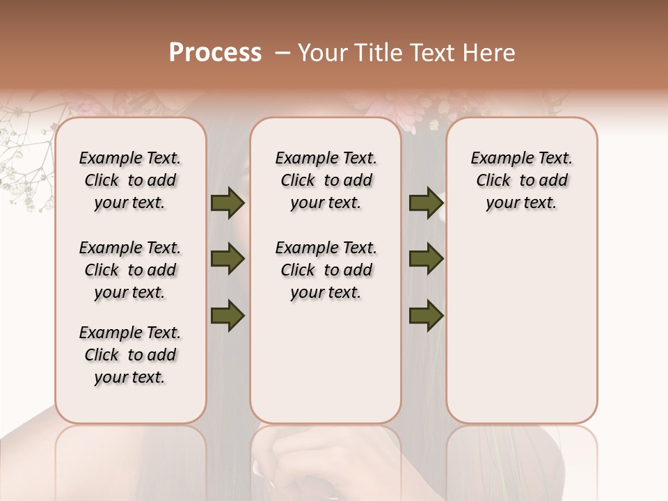 Tan Pretty Portrait PowerPoint Template