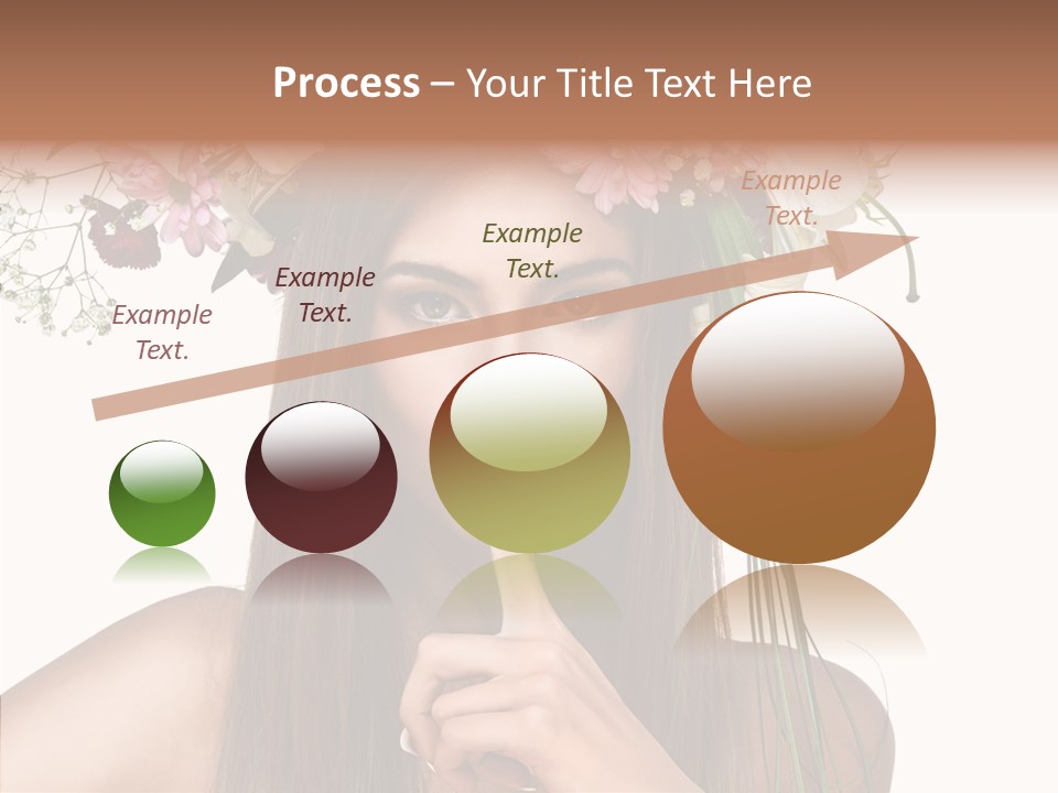 Tan Pretty Portrait PowerPoint Template