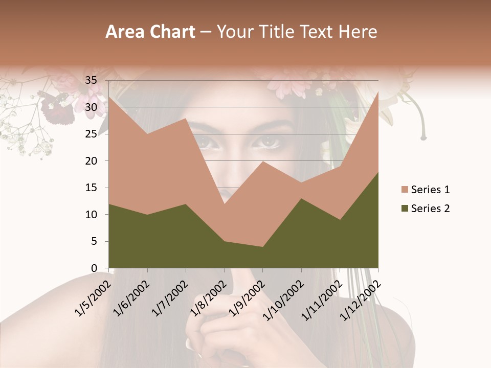 Tan Pretty Portrait PowerPoint Template
