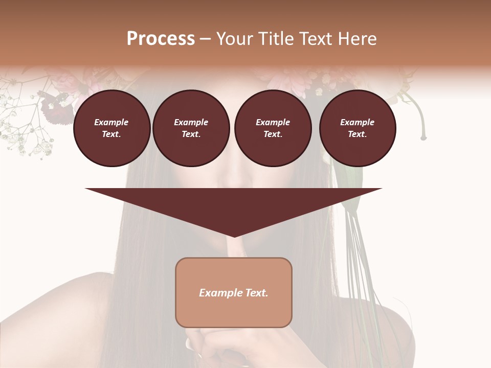 Tan Pretty Portrait PowerPoint Template